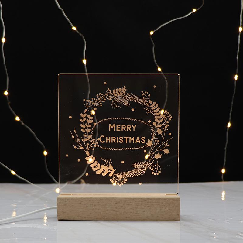 Новый рождественский светильник для украшения комнаты + ночник в 3D-стиле
Новый рождественский светильник для украшения комнаты + ночник в 3D-стиле