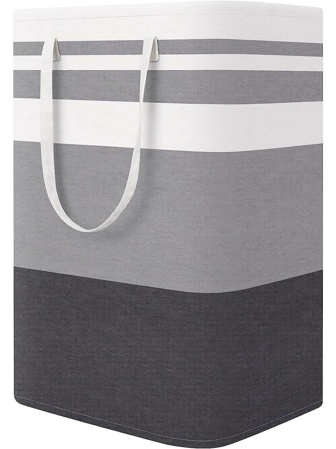 Складная влагостойкая полосатая корзина для хранения белья и игрушек 40*30*60 коричневый/серый
Складная влагостойкая полосатая корзина для хранения белья и игрушек 40*30*60 коричневый/серый