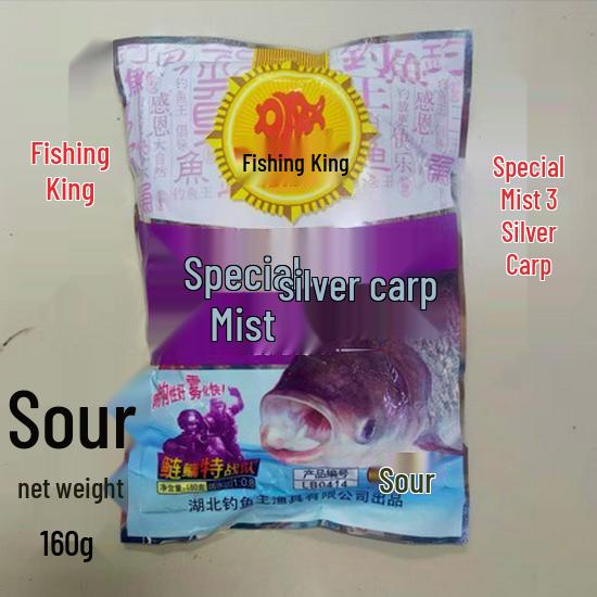 Fishing King 160g Sour Smelly Float Bait for Silver Carp & Bighead Carp.
Fishing King 160g Sour Smelly Float Bait for Silver Carp & Bighead Carp.