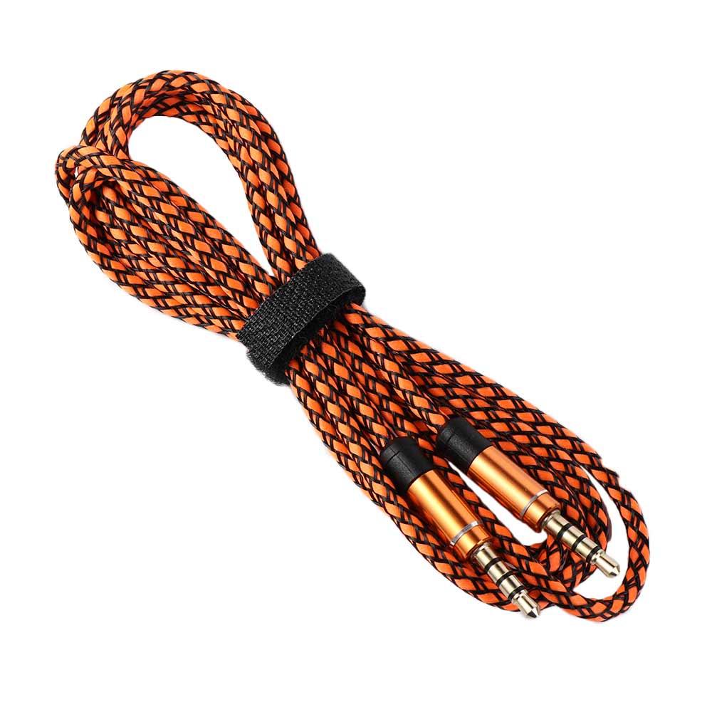 Nylon Weaving Car Mounted Auxiliary Line Stereo Audio Adapter Cord Car AUX Cable 3.5mm Audio Cable Headphone Extension Cord помаранчевий
Nylon Weaving Car Mounted Auxiliary Line Stereo Audio Adapter Cord Car AUX Cable 3.5mm Audio Cable Headphone Extension Cord помаранчевий