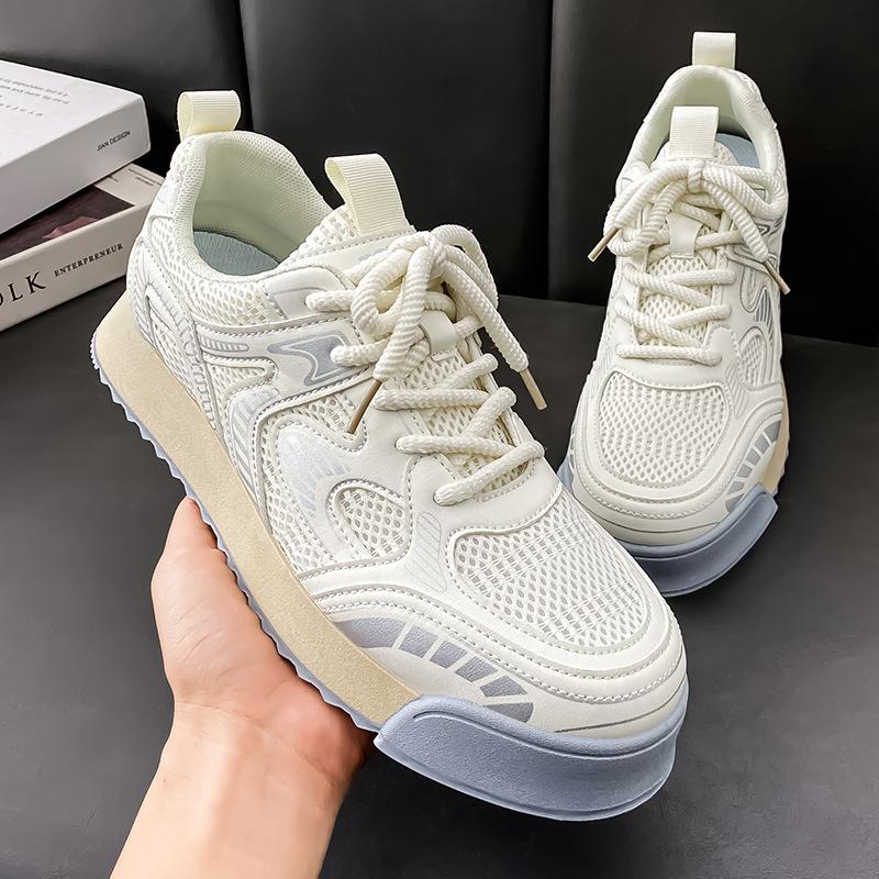 Мужская обувь большого размера Forrest Gump 2025 новая весенняя повседневная обувь на плоской подошве молодежная кожаная поверхность сетка толстая подошва увеличение 45
Мужская обувь большого размера Forrest Gump 2025 новая весенняя повседневная обувь на плоской подошве молодежная кожаная поверхность сетка толстая подошва увеличение 45