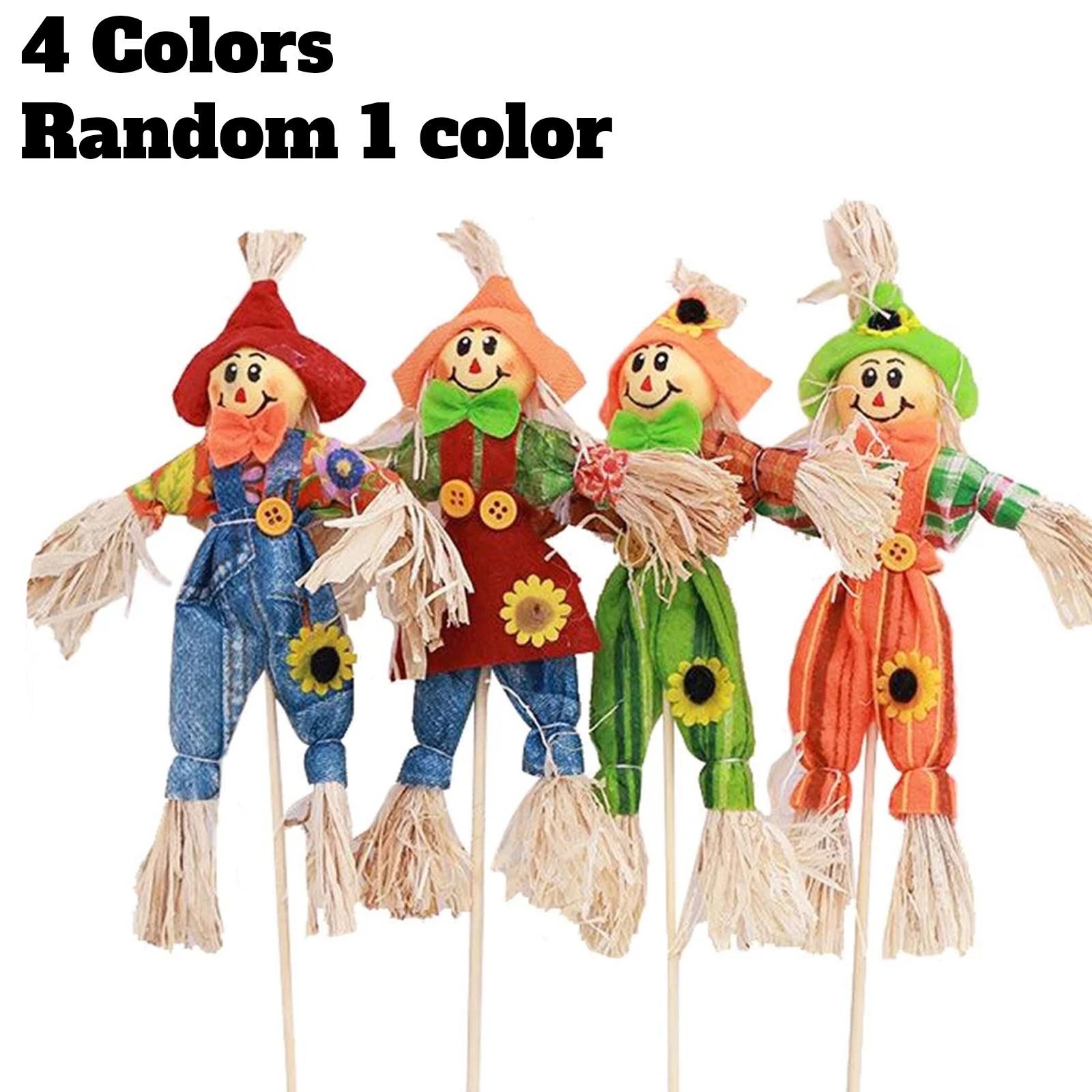 Small Halloween Scarecrow Decoration Fall Harvest Standing Scarecrow Decors For Autumn Halloween Garden Yard Decoration One Size
Small Halloween Scarecrow Decoration Fall Harvest Standing Scarecrow Decors For Autumn Halloween Garden Yard Decoration One Size