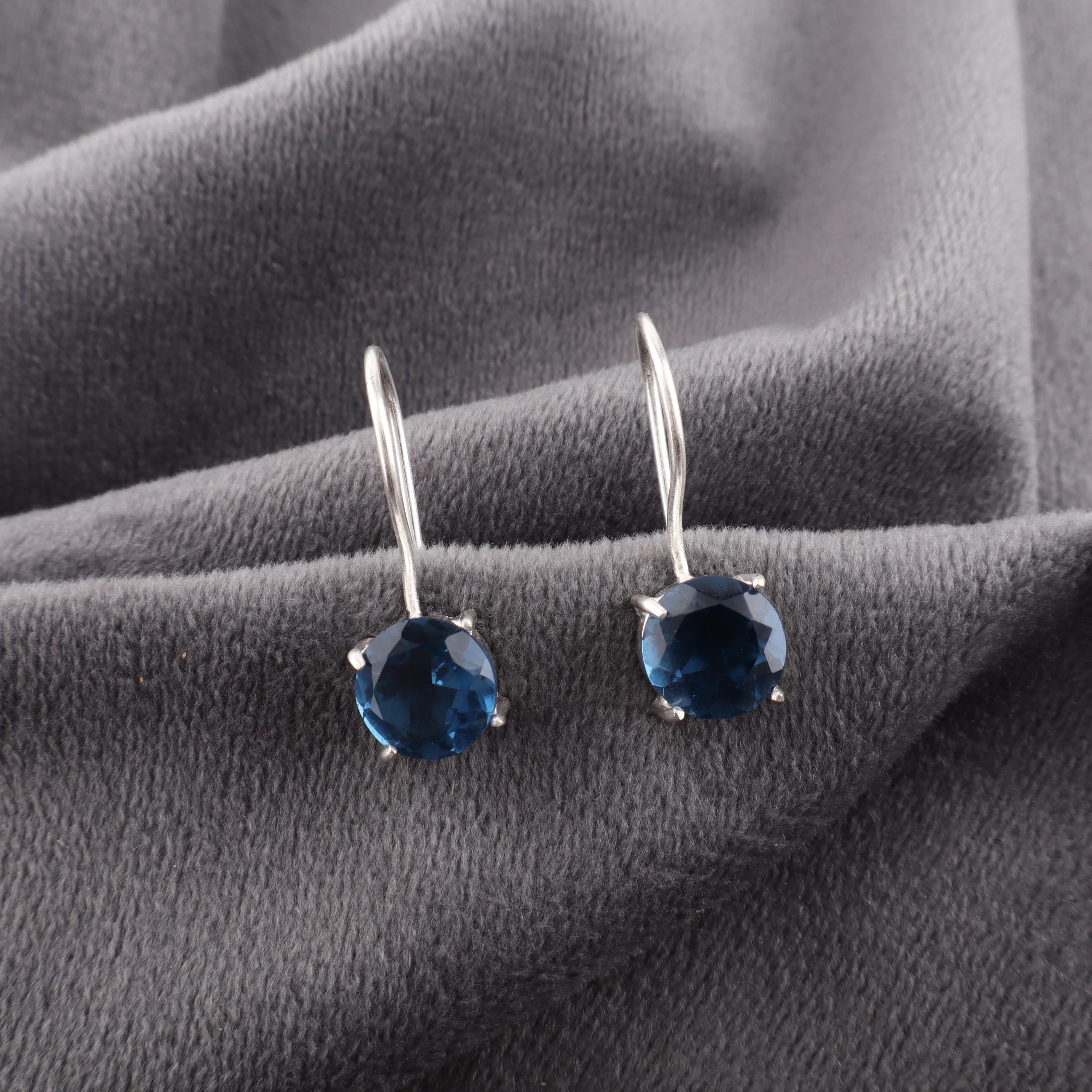 London Blue Topaz 925 Solid Sterling Silver Earrings, Handmade Gemstone Earrings Jewelry, Gifts For Wife Brand New Earrings 0.92 Inches синій
London Blue Topaz 925 Solid Sterling Silver Earrings, Handmade Gemstone Earrings Jewelry, Gifts For Wife Brand New Earrings 0.92 Inches синій
