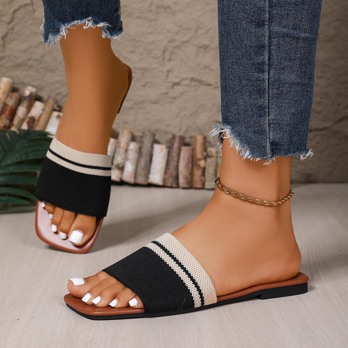 Fashion Breathable Mix Color Mesh Strap Slides Women Summer Elegant Square Toe Low Heel Office Sandals Fashion Non Slip Beach Slippers 43 чёрный
Fashion Breathable Mix Color Mesh Strap Slides Women Summer Elegant Square Toe Low Heel Office Sandals Fashion Non Slip Beach Slippers 43 чёрный