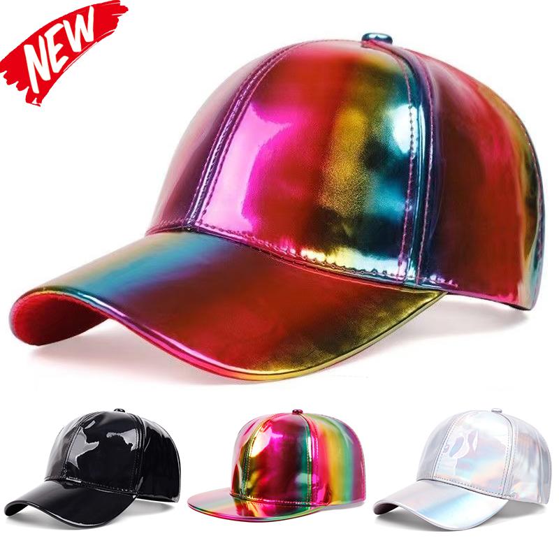 Women s Fashion Laser Baseball Cap PU Leather Unisex Hats Adjustable Gradient Cap Shiny Party Dressing Caps Hip Hop Cap білий
Women s Fashion Laser Baseball Cap PU Leather Unisex Hats Adjustable Gradient Cap Shiny Party Dressing Caps Hip Hop Cap білий