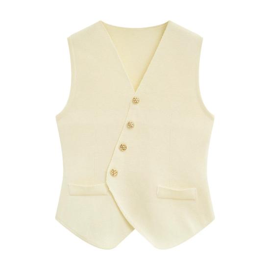 Женский пиджак без рукавов, жилет, нарядный костюм, жилет с V-образным вырезом, застегивающийся на пуговицы, асимметричный подол, деловой рабочий наряд бежевый
Женский пиджак без рукавов, жилет, нарядный костюм, жилет с V-образным вырезом, застегивающийся на пуговицы, асимметричный подол, деловой рабочий наряд бежевый