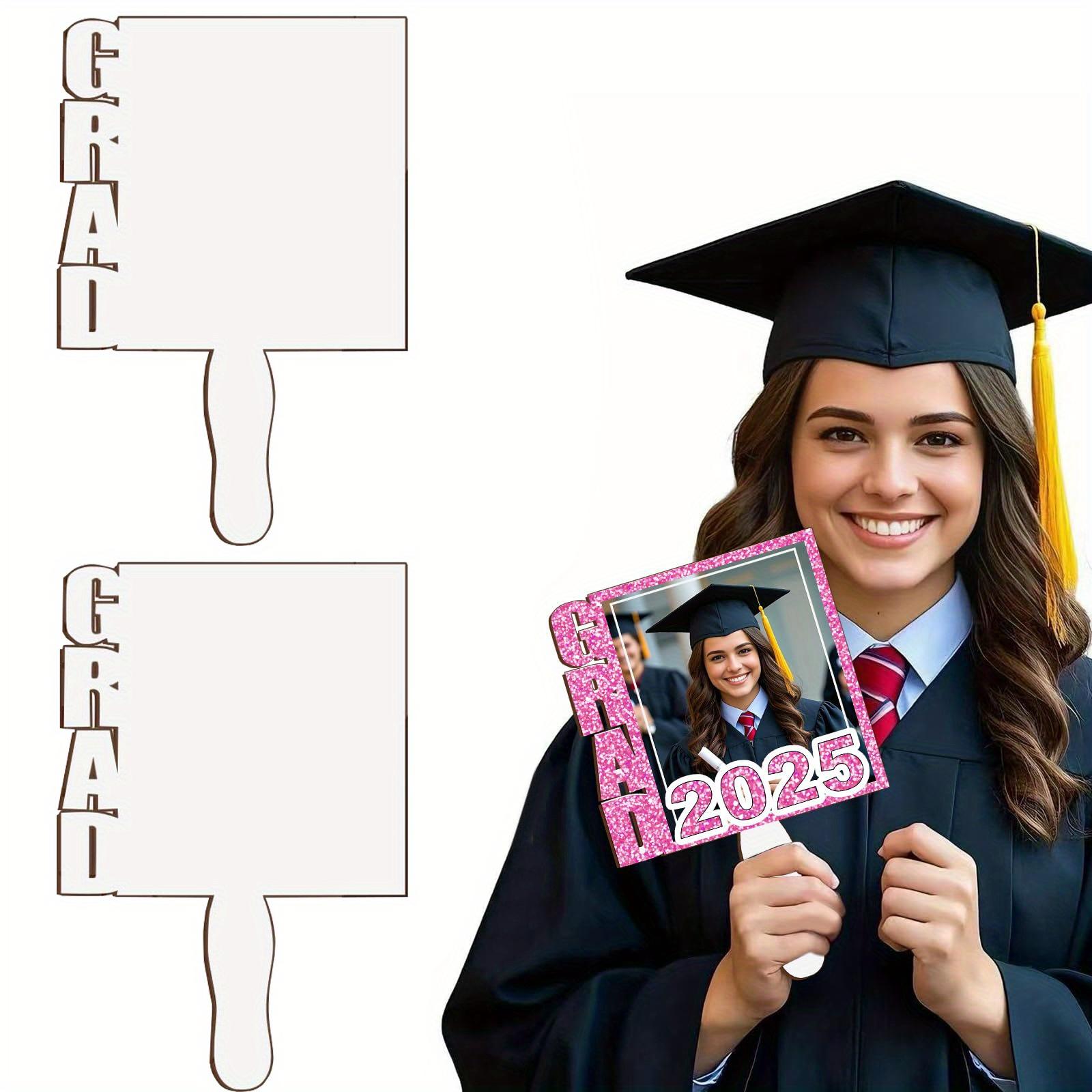 2Packs Sublimation Graduation Fans Blank, MDF Sublimation Grad Fans, for DIY Grad Gifts, Class of 2025, Memorial, Ceremony, Party Decor pack of 2
2Packs Sublimation Graduation Fans Blank, MDF Sublimation Grad Fans, for DIY Grad Gifts, Class of 2025, Memorial, Ceremony, Party Decor pack of 2