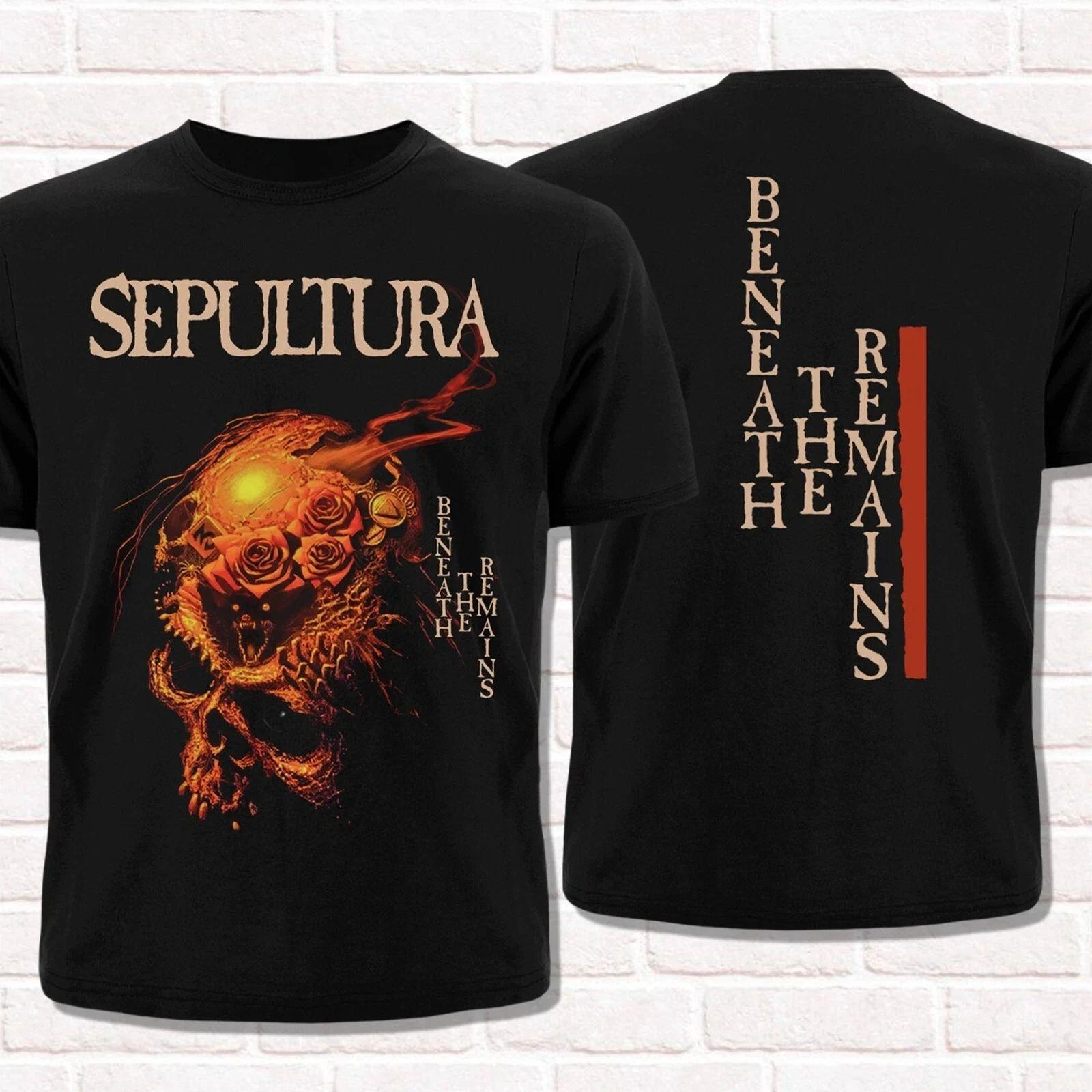 Rock Top Sepultura T-Shirt Beneath The Remains 1989 Thrash Death Metal Groove Metal Cotton Tee Streetwear Casual T Shirts Unisex L
Rock Top Sepultura T-Shirt Beneath The Remains 1989 Thrash Death Metal Groove Metal Cotton Tee Streetwear Casual T Shirts Unisex L