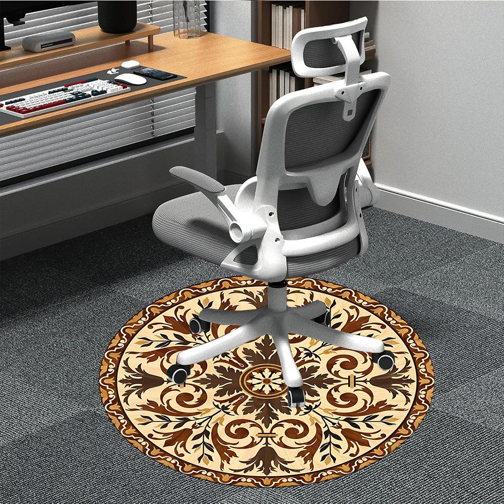 1pc Wooden Inlay Pattern Chair Carpet for Office Non-Slip, Machine Washable Rug for Office - Holiday DecorMachine Made yy251029094 80cm by 80cm
1pc Wooden Inlay Pattern Chair Carpet for Office Non-Slip, Machine Washable Rug for Office - Holiday DecorMachine Made yy251029094 80cm by 80cm