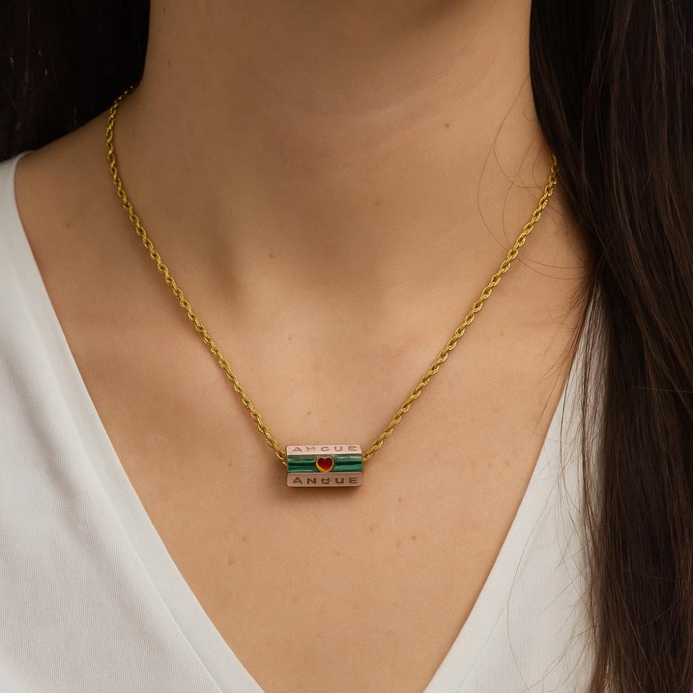 Wish Card Turkish Eye Multi Color Necklace Sweet Charm Hexagonal Neck Chain Jewelry Accessories Style 4
Wish Card Turkish Eye Multi Color Necklace Sweet Charm Hexagonal Neck Chain Jewelry Accessories Style 4