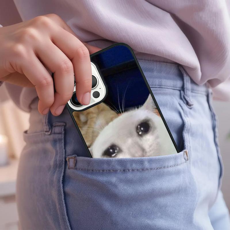 Crying Cat Memes Phone Case For iPhone 17 Air 15 16e 14 13 Pro Max Coque 12 11 Pro Max PLUS cover iPhone 16pro max
Crying Cat Memes Phone Case For iPhone 17 Air 15 16e 14 13 Pro Max Coque 12 11 Pro Max PLUS cover iPhone 16pro max
