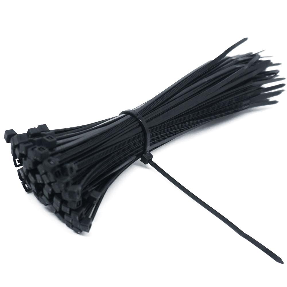 100 PCS 2.5mm*150mmSelf-Locking Nylon Wire Cable Zip Ties Cable Ties White Black Organiser Fasten Cable чорний
100 PCS 2.5mm*150mmSelf-Locking Nylon Wire Cable Zip Ties Cable Ties White Black Organiser Fasten Cable чорний