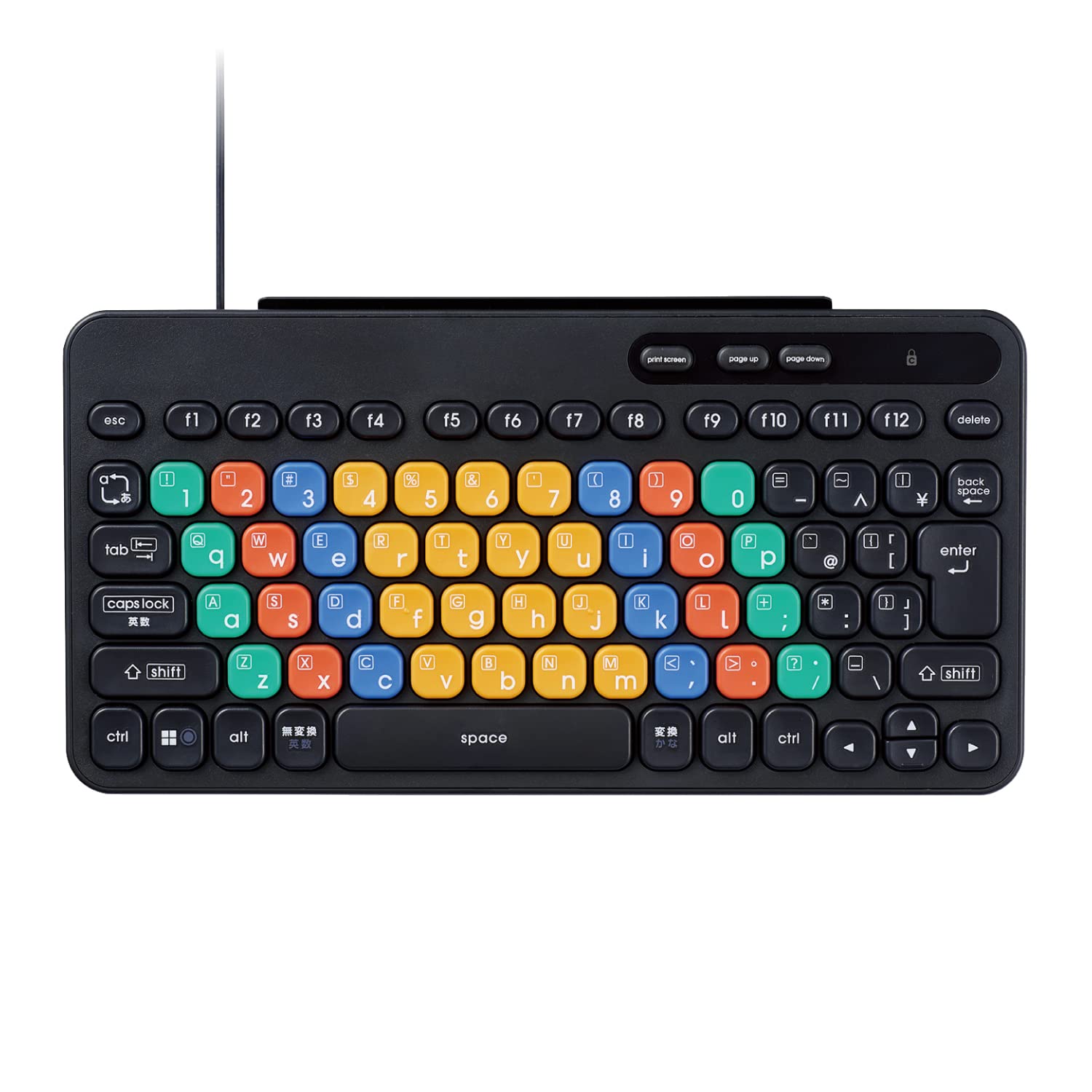ELECOM Wired Keyboard for Children Computer Learning Programming KEY PALETTO Key Palette Supervised by Susumu Vice President of Osaka University
ELECOM Wired Keyboard for Children Computer Learning Programming KEY PALETTO Key Palette Supervised by Susumu Vice President of Osaka University