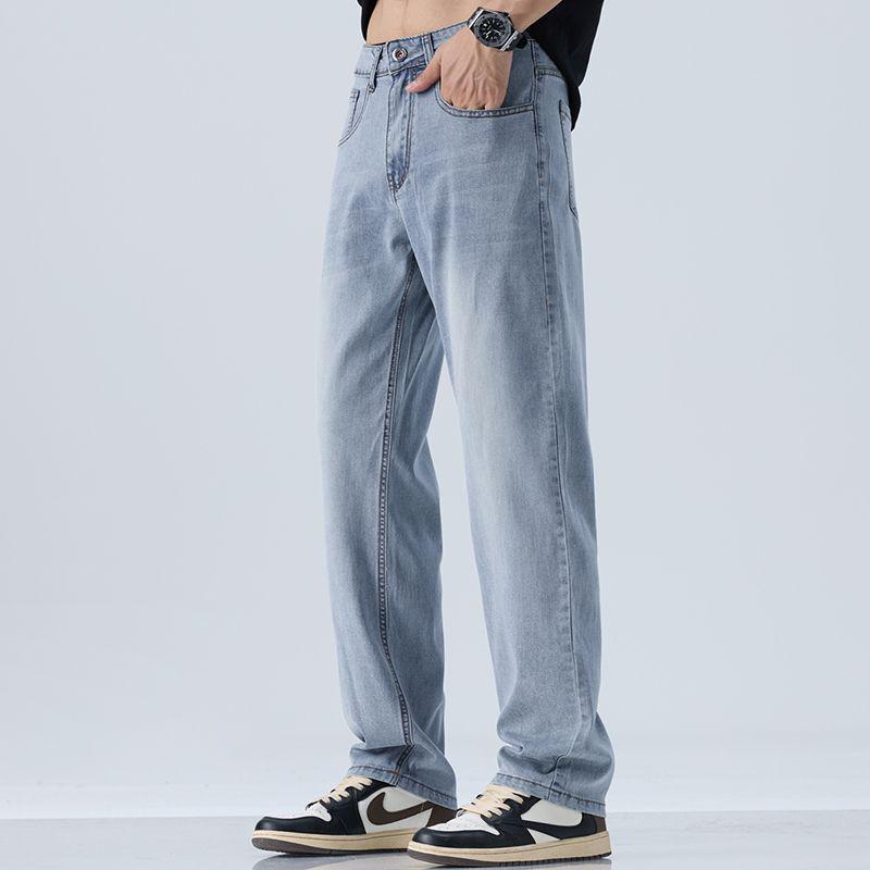 Мужская мода Fengshe: Джинсы Niche Ripped Loose Straight Jacquard на весну и осень 30
Мужская мода Fengshe: Джинсы Niche Ripped Loose Straight Jacquard на весну и осень 30