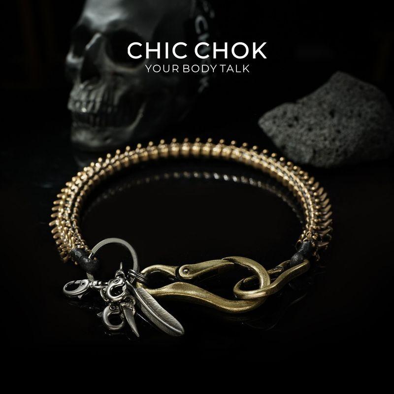 Chicchok Titanium Steel Dragon Bone Pants Chain for Men, European and American Punk Hip-Hop Street Gothic Trendy Pants Accessory Spine Waist Chain 60cm Bronze
Chicchok Titanium Steel Dragon Bone Pants Chain for Men, European and American Punk Hip-Hop Street Gothic Trendy Pants Accessory Spine Waist Chain 60cm Bronze