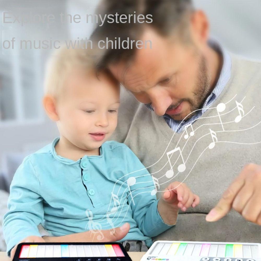 Musical Pocket Piano Keyboard Toy Learning Music Dinosaur Instrument Toy Baby чорний
Musical Pocket Piano Keyboard Toy Learning Music Dinosaur Instrument Toy Baby чорний