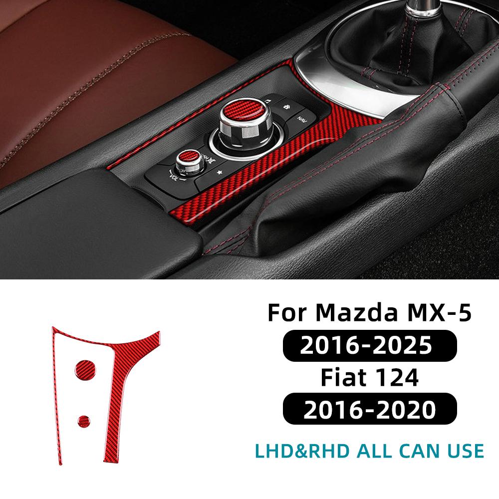 For Mazda MX-5 MX5 Miata Roadster ND ND2 MK4 2015-2025/Fiat 124 2016-2020 Real Soft Carbon Fiber Car Gear Shift Button Sticker
For Mazda MX-5 MX5 Miata Roadster ND ND2 MK4 2015-2025/Fiat 124 2016-2020 Real Soft Carbon Fiber Car Gear Shift Button Sticker