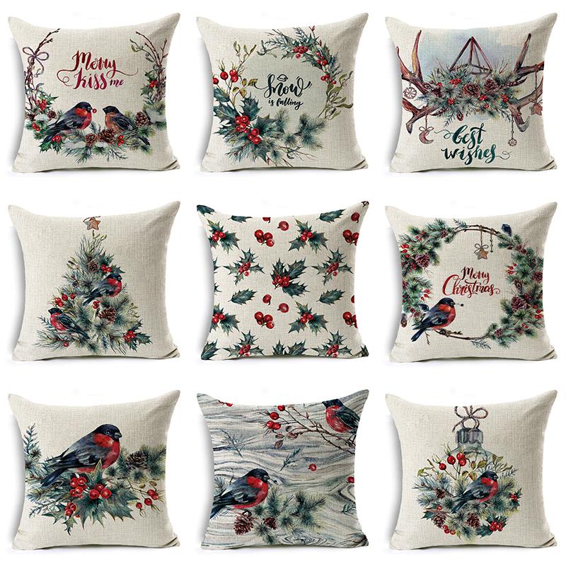 Christmas Pillow Case Decoration Printed Sofa Car Cushion Home Decor Linen Cushion Cover
Christmas Pillow Case Decoration Printed Sofa Car Cushion Home Decor Linen Cushion Cover