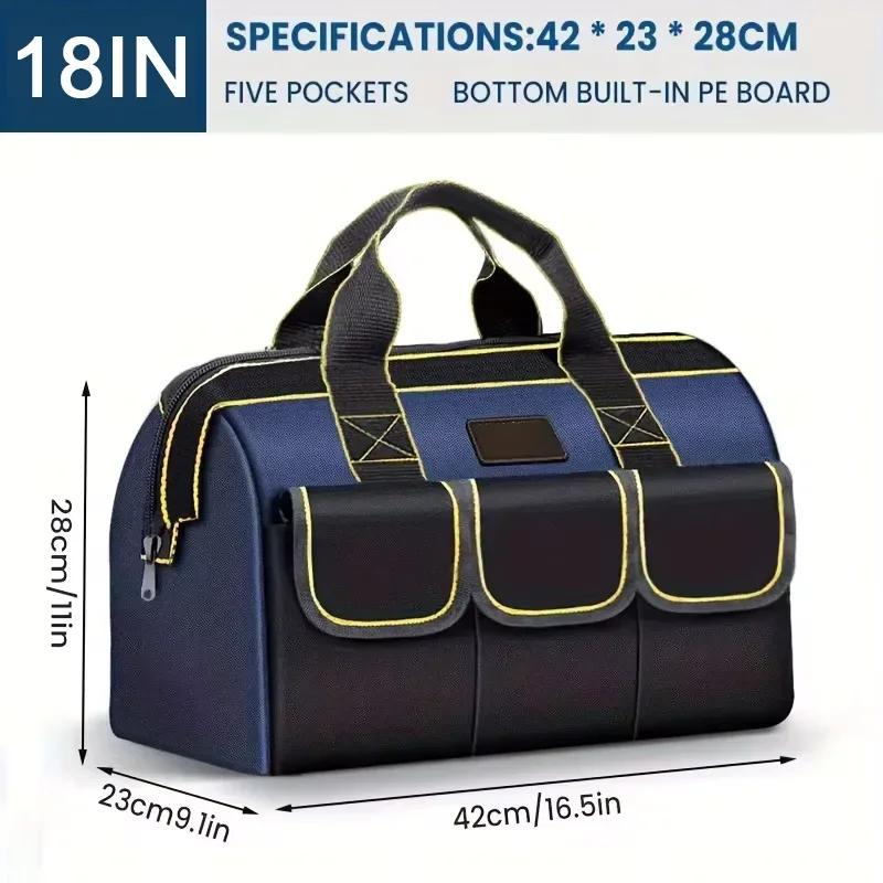 16in/18in Anti-wear, Waterproof, Large-capacity Portable Storage Handbag for Electricians and Woodworkers
16in/18in Anti-wear, Waterproof, Large-capacity Portable Storage Handbag for Electricians and Woodworkers