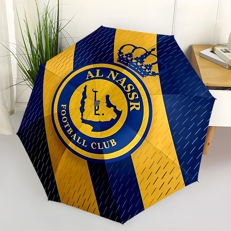 Al Nassr, Football Club Automatic Opening and Closing, 8 rib Structure Portable Umbrella, Suitable for Men and Women in All Seasons Perfect
Al Nassr, Football Club Automatic Opening and Closing, 8 rib Structure Portable Umbrella, Suitable for Men and Women in All Seasons Perfect