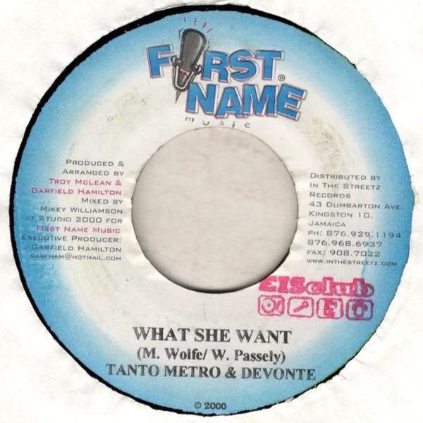 7inch Record TANTO METRO & DEVONTE / SHAD DU - What She Want / Capt. Bread NONE First Name Musi 2000 Jamaica Reggae, Ska & Dub Used
7inch Record TANTO METRO & DEVONTE / SHAD DU - What She Want / Capt. Bread NONE First Name Musi 2000 Jamaica Reggae, Ska & Dub Used