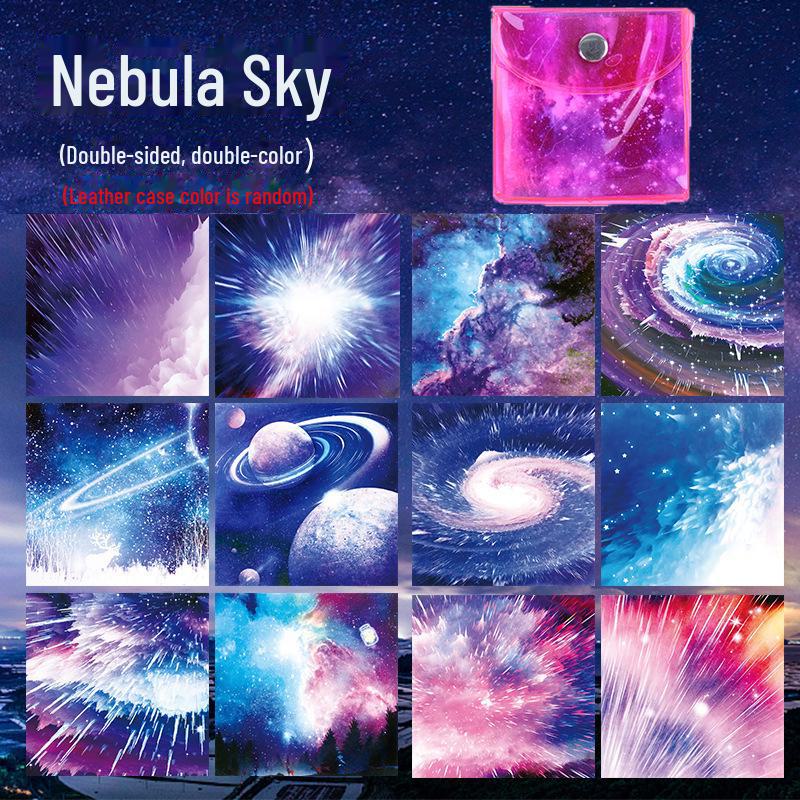 Двусторонняя бумага для оригами «Звездное небо» для детского сада
Двусторонняя бумага для оригами «Звездное небо» для детского сада