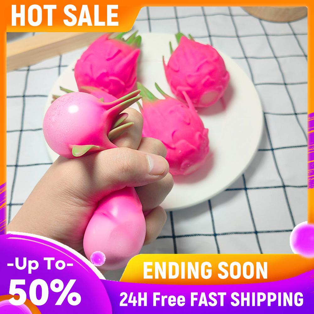 Sensory Fidgets Toys Slow Rebound Soft Squeeze Ball Squeezable Decompress Toy Dragon Fruit Stress Ball Gift for Kids & Adults China Mainland
Sensory Fidgets Toys Slow Rebound Soft Squeeze Ball Squeezable Decompress Toy Dragon Fruit Stress Ball Gift for Kids & Adults China Mainland