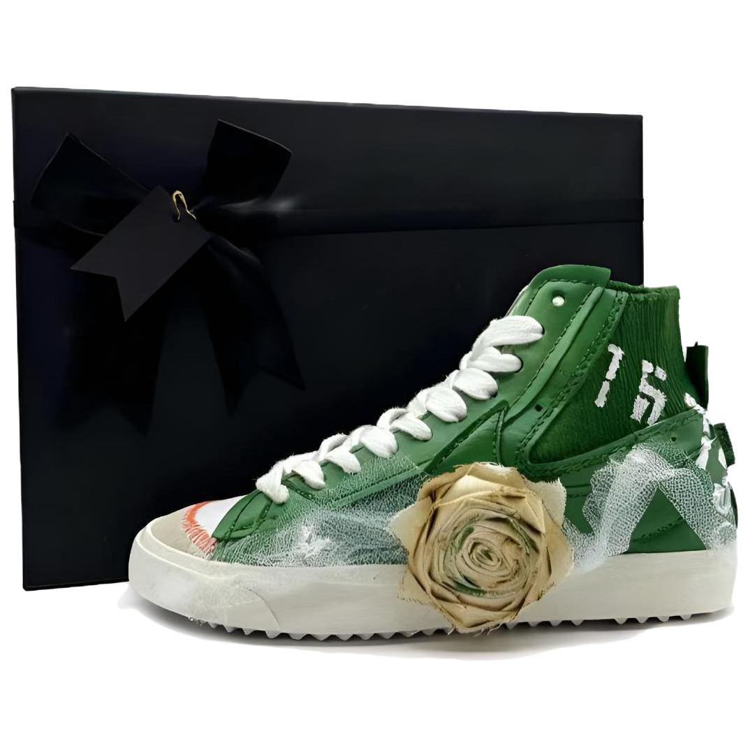 Nike Blazer Mid 77 Skateboard Shoes Unisex Mid Top Green White Red Patchwork DD3111-100(Team874Sbox) 40.5
Nike Blazer Mid 77 Skateboard Shoes Unisex Mid Top Green White Red Patchwork DD3111-100(Team874Sbox) 40.5