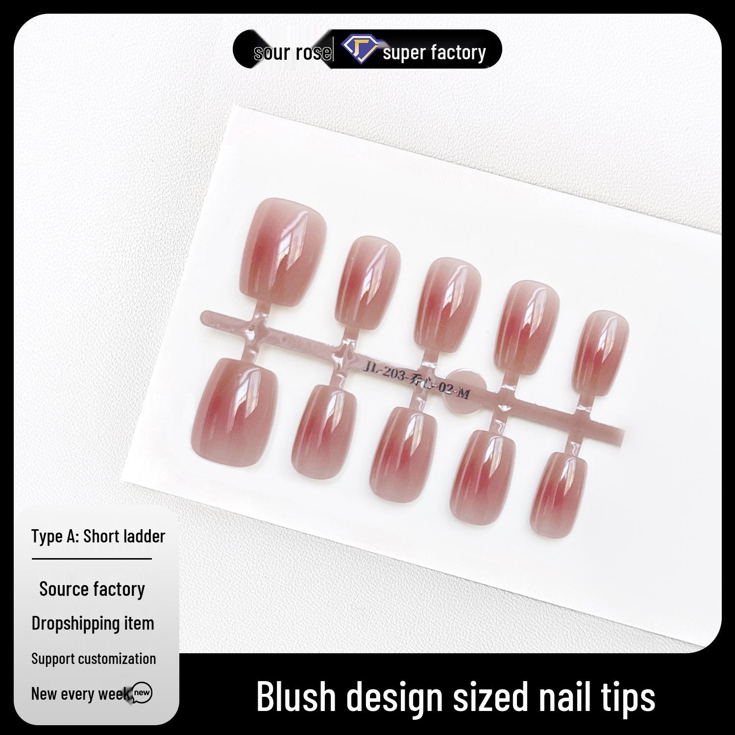 Jiaolong Qiao Xin Wearable Nails: Luxury Peach Pink Ombre Blush Manicure M (No Adhesive)
Jiaolong Qiao Xin Wearable Nails: Luxury Peach Pink Ombre Blush Manicure M (No Adhesive)