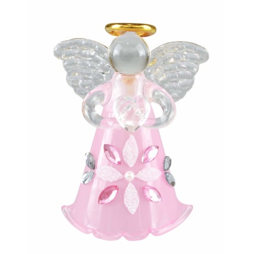 Four Cart Cute Handmade Glass Craft Little Prima Angel Bell Pink
Four Cart Cute Handmade Glass Craft Little Prima Angel Bell Pink