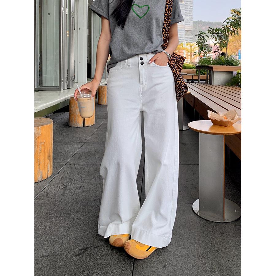 Huang Zheng Women s High-Waisted Double-Button Wide-Leg Jeans with Pockets - 2025 Summer Fashion Small
Huang Zheng Women s High-Waisted Double-Button Wide-Leg Jeans with Pockets - 2025 Summer Fashion Small