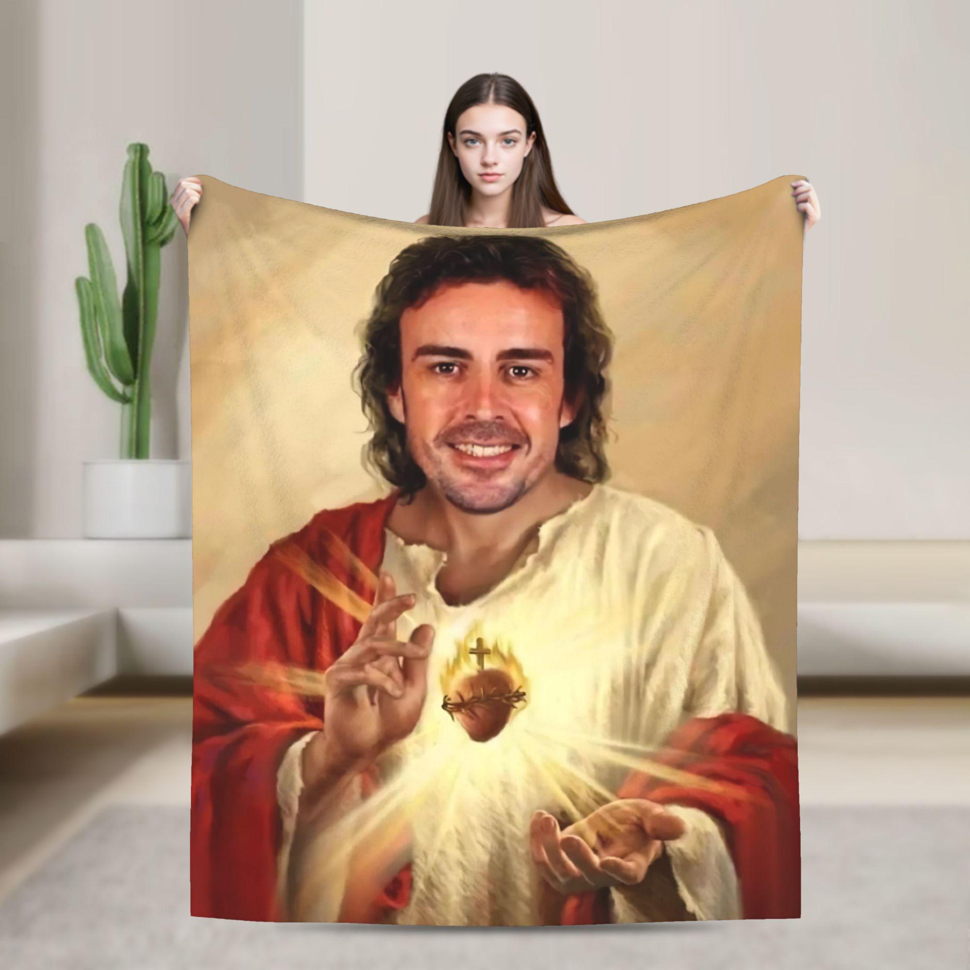 Fernandos Alonsos Blanket Super Warm Print Plush Bedding Throws Couch Chair Sofa Bed Flannel Bedspread Bed Cover 75x90cm
Fernandos Alonsos Blanket Super Warm Print Plush Bedding Throws Couch Chair Sofa Bed Flannel Bedspread Bed Cover 75x90cm