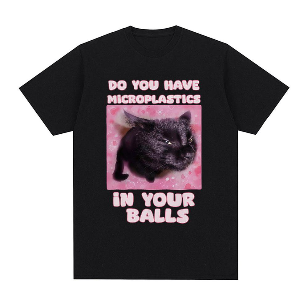 Do You Have Microplastics in Your Balls Funny Cat Meme T-shirt Men Women Short Sleeve T-shirts Casual Cotton Oversized Tee Shirt XXXXL чёрный
Do You Have Microplastics in Your Balls Funny Cat Meme T-shirt Men Women Short Sleeve T-shirts Casual Cotton Oversized Tee Shirt XXXXL чёрный
