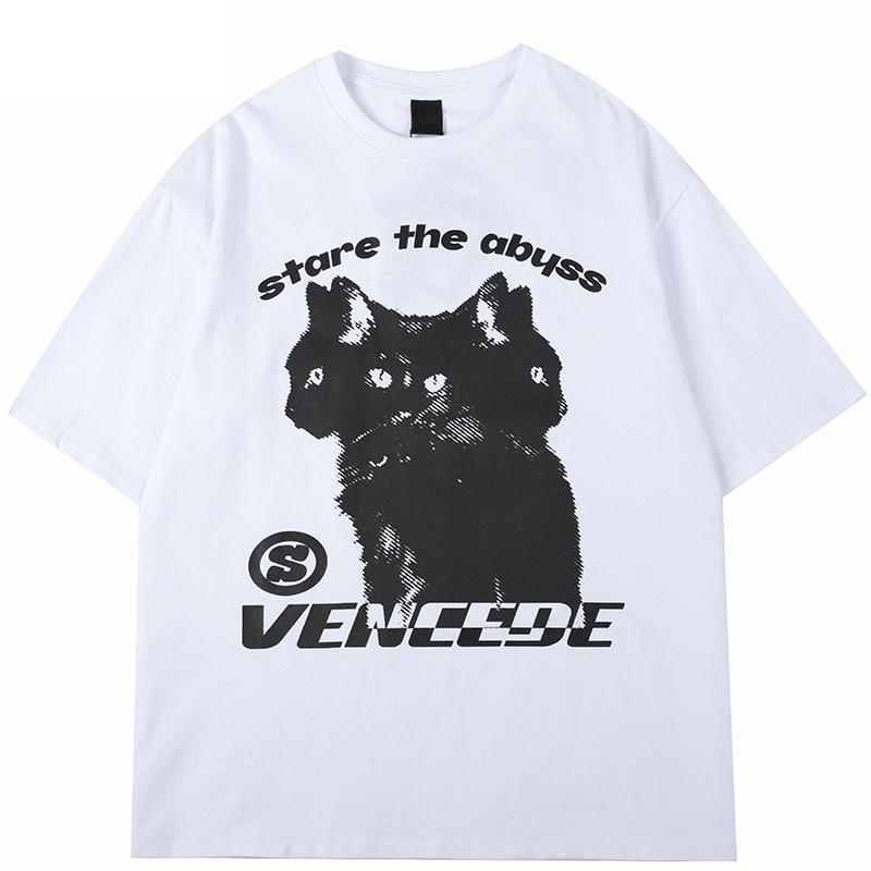 Vintage Oversized Mens TShirt Y2K Anime Cats Graphic Gothic Print Aesthetic Short Sleeve Cotton Top Summer Fashion Clothes Y2k S
Vintage Oversized Mens TShirt Y2K Anime Cats Graphic Gothic Print Aesthetic Short Sleeve Cotton Top Summer Fashion Clothes Y2k S