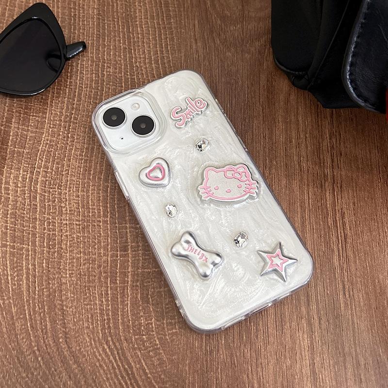 Iphone17Promax Mobile Phone Case Is Suitable For Apple 16Plus Epoxy Cartoon Kt Cat 15 Glitter Love Rhinestone. iPhone 7/8/SE 2020
Iphone17Promax Mobile Phone Case Is Suitable For Apple 16Plus Epoxy Cartoon Kt Cat 15 Glitter Love Rhinestone. iPhone 7/8/SE 2020