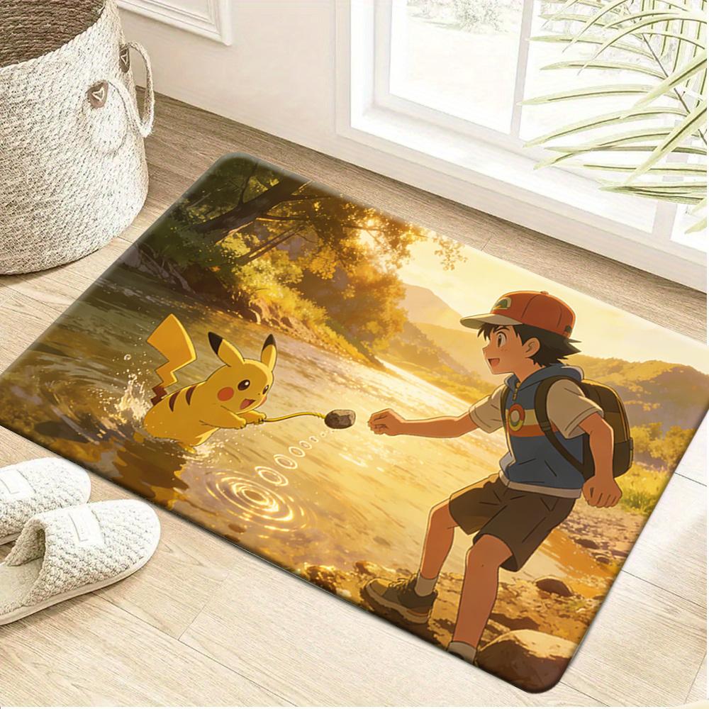 Pokemon Tropical Rainbow Print Doormat Anti-slip Absorbent Floor Mat for Home Entrance Bedroom Living Room Decor 40cm x 60cm
Pokemon Tropical Rainbow Print Doormat Anti-slip Absorbent Floor Mat for Home Entrance Bedroom Living Room Decor 40cm x 60cm