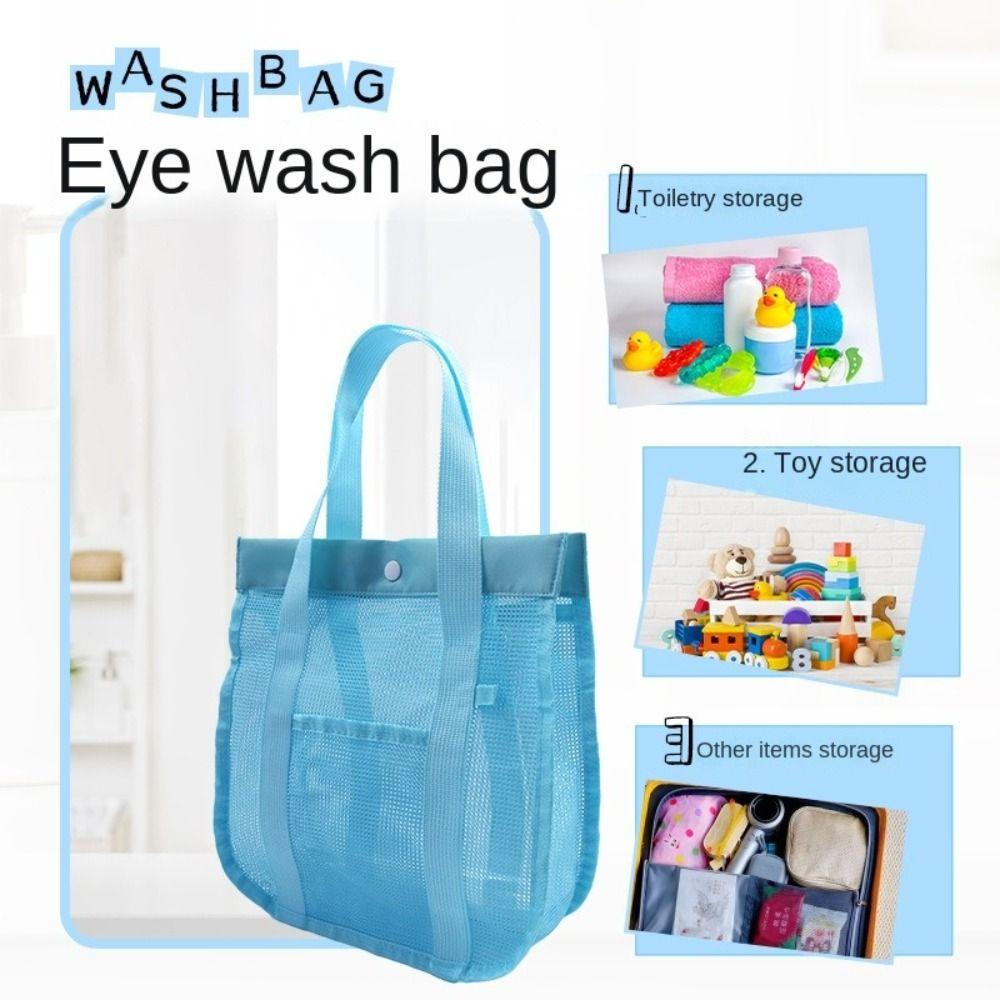 Breathable Mesh Beach Bag Large Capacity Swimming Washbag Bath Bag Toiletry Storage Bag Swimming S синій
Breathable Mesh Beach Bag Large Capacity Swimming Washbag Bath Bag Toiletry Storage Bag Swimming S синій