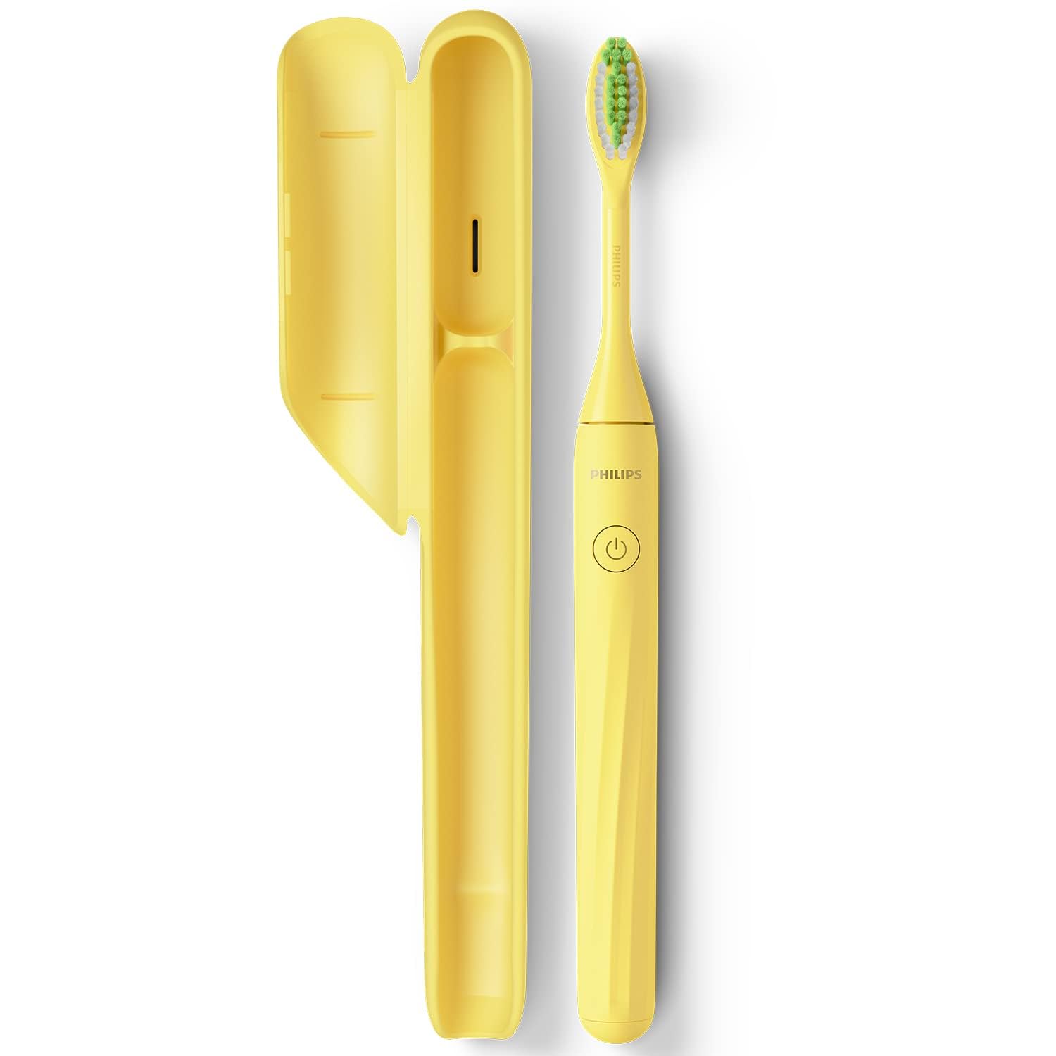 Електрична зубна щітка Philips Sonicare Philips One compact travel Mango (з корпусом) HY1100/32
Електрична зубна щітка Philips Sonicare Philips One compact travel Mango (з корпусом) HY1100/32