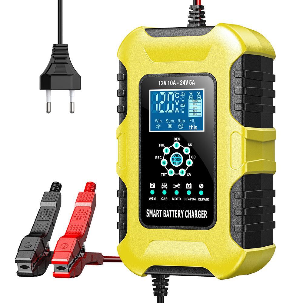 12V/24V Fast Battery Charger: Multi-Mode for Car & Motorcycle JP
12V/24V Fast Battery Charger: Multi-Mode for Car & Motorcycle JP