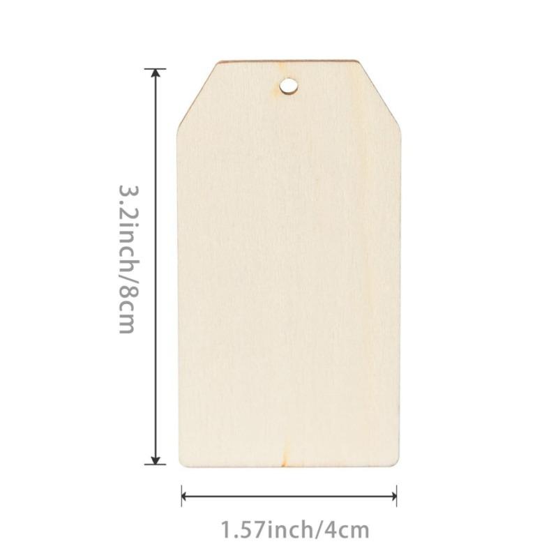 10 Pcs Wooden Gift Tags, Natural Rustic Wood Craft Labels for Home DIY Supplies, Wedding Decoration (with Hemp Rope)
10 Pcs Wooden Gift Tags, Natural Rustic Wood Craft Labels for Home DIY Supplies, Wedding Decoration (with Hemp Rope)