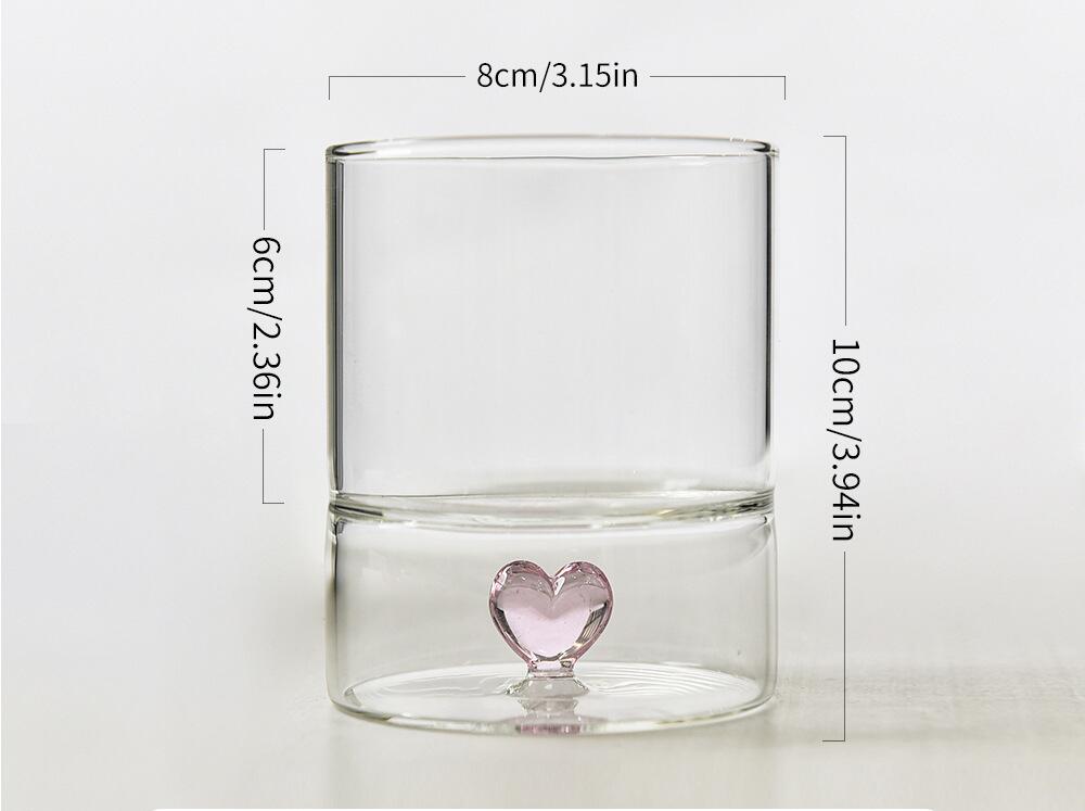 Creative Love 3D Glass Cup High Borosilicate Household Milk Cup Breakfast Cup Beverage Coffee Cup Compartment Love Cup 201-300ml червоний
Creative Love 3D Glass Cup High Borosilicate Household Milk Cup Breakfast Cup Beverage Coffee Cup Compartment Love Cup 201-300ml червоний