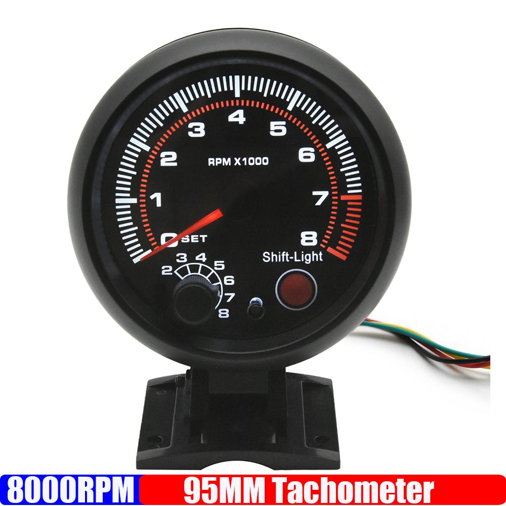 Белая подсветка 0-8000 об/мин 3,75 95 мм тахометр с держателем подсветки переключения передач тахометр для 1-8 цилиндрового бензинового гоночного автомобиля 12 В
Белая подсветка 0-8000 об/мин 3,75 95 мм тахометр с держателем подсветки переключения передач тахометр для 1-8 цилиндрового бензинового гоночного автомобиля 12 В