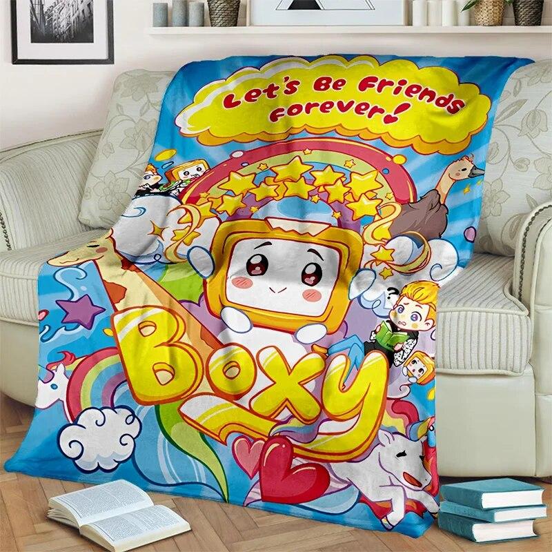Одеяло Happy Foxy Boxy и Rocky Lankybox, мягкое одеяло для дома, спальни, кровати, дивана, пикника, путешествия, офиса, одеяло, детское одеяло
Одеяло Happy Foxy Boxy и Rocky Lankybox, мягкое одеяло для дома, спальни, кровати, дивана, пикника, путешествия, офиса, одеяло, детское одеяло