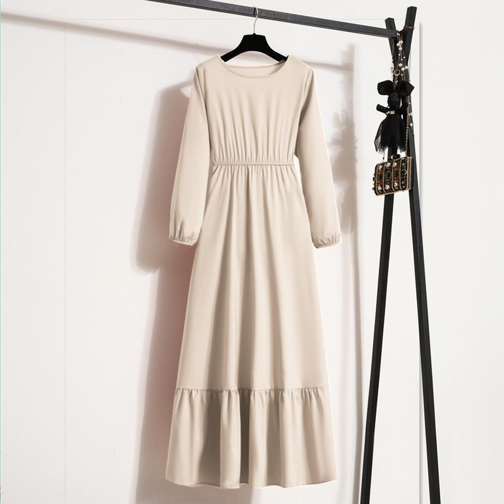 GMXIA Женская мода весна-осень однотонный принт длинный рукав О-образный вырез высокая талия повседневные платья XL абрикосовый
GMXIA Женская мода весна-осень однотонный принт длинный рукав О-образный вырез высокая талия повседневные платья XL абрикосовый