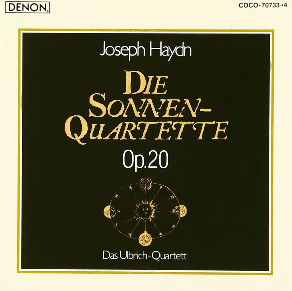CD ULBRICH STRING QUARTET; HAYDN - Haydn: Sun Quartets COCO707334 Japan ObiClassical Used
CD ULBRICH STRING QUARTET; HAYDN - Haydn: Sun Quartets COCO707334 Japan ObiClassical Used