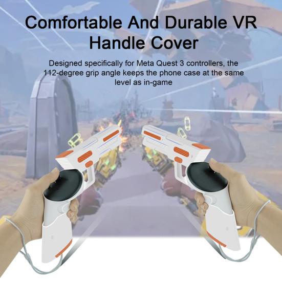 1 пара чехлов на ручку VR, эргономичный дизайн, удобная ручка, точные отверстия, полный доступ к кнопкам, защита ручки VR для Meta Quest3
1 пара чехлов на ручку VR, эргономичный дизайн, удобная ручка, точные отверстия, полный доступ к кнопкам, защита ручки VR для Meta Quest3