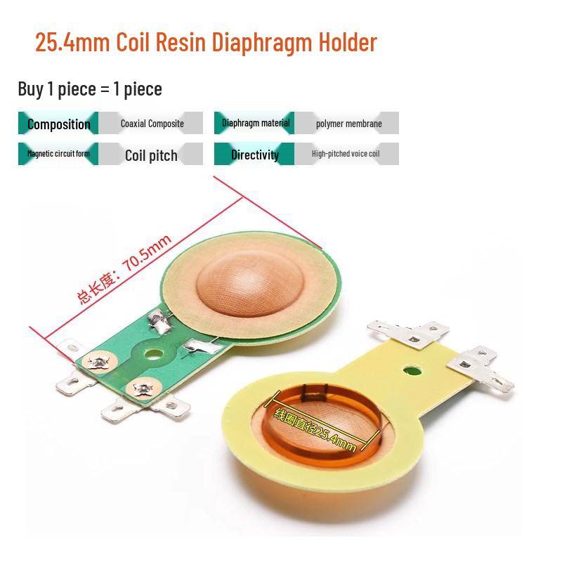 25-51 Core Tweeter Voice Coil Diaphragm for Speaker Repair
25-51 Core Tweeter Voice Coil Diaphragm for Speaker Repair