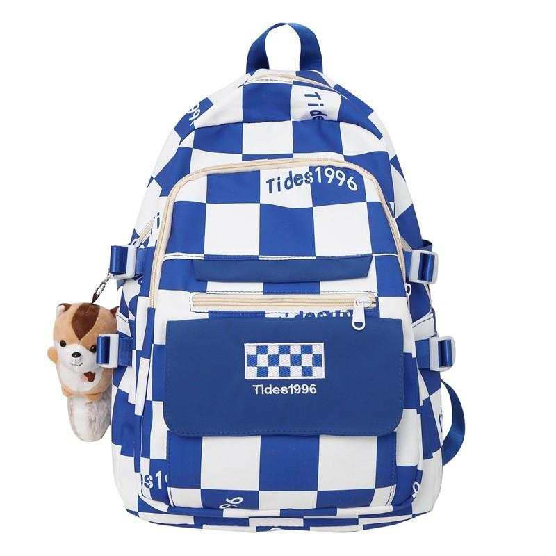 Casual Student Backpack With Grid Print And Letter Embroidery Design For Teens синій
Casual Student Backpack With Grid Print And Letter Embroidery Design For Teens синій