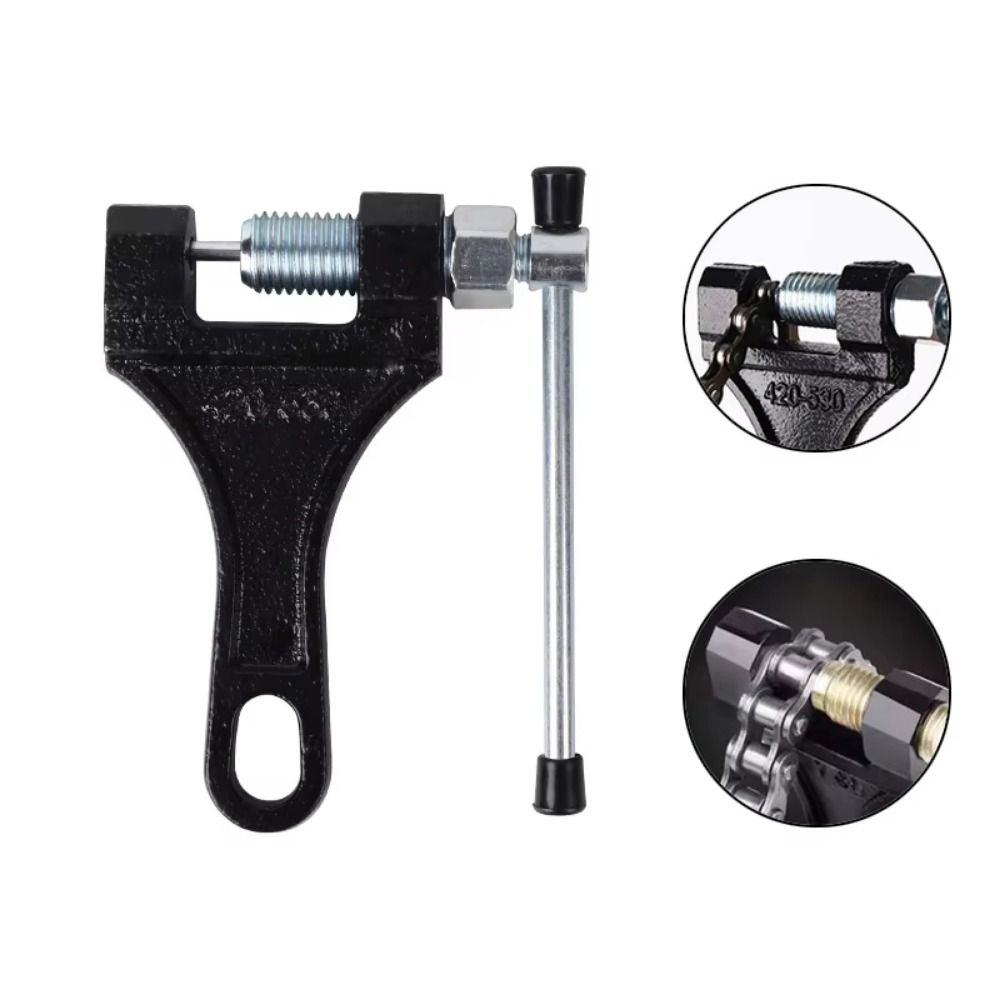 Carbon Steel Chain Breaker Cutter Black Chain Pin Splitter Motorcycle Accessories чорний
Carbon Steel Chain Breaker Cutter Black Chain Pin Splitter Motorcycle Accessories чорний