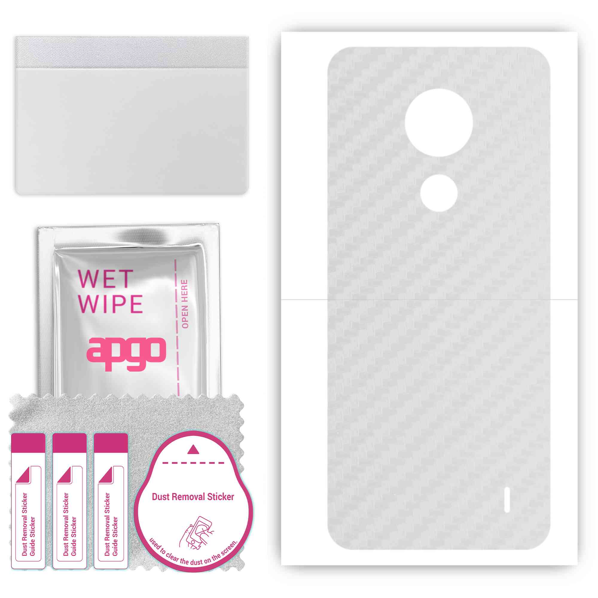 apgo Protective Skin Sticker for the back compatible with Nokia C21, Wrap Film, Foil, Vinyl - Pattern Transparent Carbon
apgo Protective Skin Sticker for the back compatible with Nokia C21, Wrap Film, Foil, Vinyl - Pattern Transparent Carbon